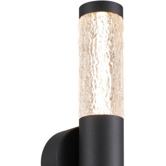 Бра Stilfort Columnia 4051/02/02W, LED 12 Вт, черный/прозрачный