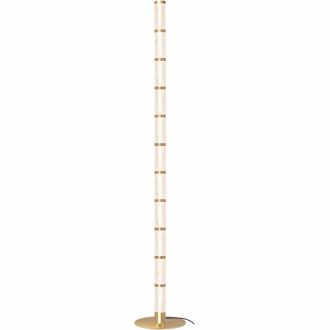 Торшер Stilfort Columnia 4051/05/01F, LED 41 Вт, золото матовое/прозрачный