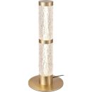 Настольная лампа Stilfort Columnia 4051/05/01T, LED 11 Вт, золото матовое/прозрачный