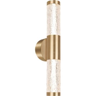 Бра Stilfort Columnia 4051/05/02W, LED 12 Вт, золото матовое/прозрачный