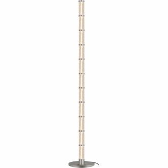 Торшер Stilfort Columnia 4051/11/01F, LED 41 Вт, никель/прозрачный