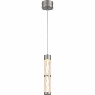 Подвесной светильник Stilfort Columnia 4051/11/01P, LED 11 Вт, никель/прозрачный