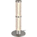 Настольная лампа Stilfort Columnia 4051/11/01T, LED 11 Вт, никель/прозрачный
