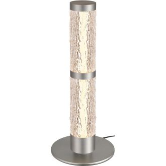 Настольная лампа Stilfort Columnia 4051/11/01T, LED 11 Вт, никель/прозрачный