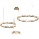 Каскадная люстра Stilfort UltraTon 4052/03/03PL, LED 150 Вт, золотой/прозрачный