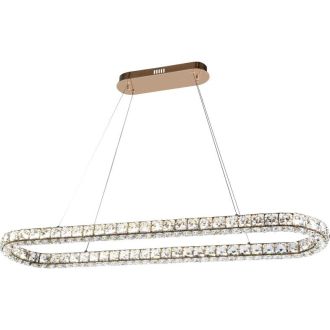 Подвесная люстра Stilfort UltraTon 4052/03/12PL, LED 80 Вт, золотой/прозрачный