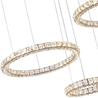 Подвесная люстра Stilfort UltraTon 4052/09/03PL, LED 150 Вт, хром/прозрачный