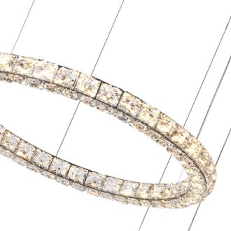 Подвесная люстра Stilfort UltraTon 4052/09/03PL, LED 150 Вт, хром/прозрачный