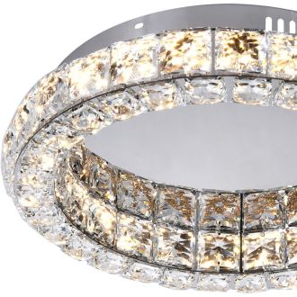 Накладной светильник Stilfort UltraTon 4052/09/04C, LED 45 Вт, серый/прозрачный