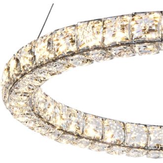 Подвесная люстра Stilfort UltraTon 4052/09/06P, LED 60 Вт, хром/прозрачный