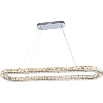 Подвесная люстра Stilfort UltraTon 4052/09/12PL, LED 80 Вт, хром/прозрачный