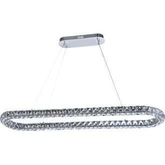 Подвесная люстра Stilfort UltraTon 4052/09/12PL, LED 80 Вт, хром/прозрачный