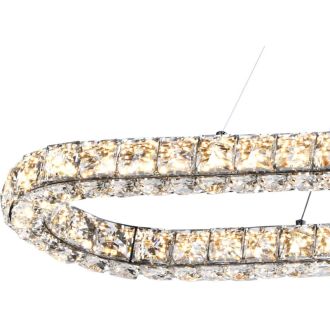 Подвесная люстра Stilfort UltraTon 4052/09/12PL, LED 80 Вт, хром/прозрачный
