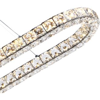 Подвесная люстра Stilfort UltraTon 4052/09/12PL, LED 80 Вт, хром/прозрачный
