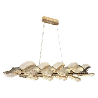 Подвесная люстра Stilfort Art-Wings 4053/03/14PL, LED 100 Вт, золотой/прозрачный