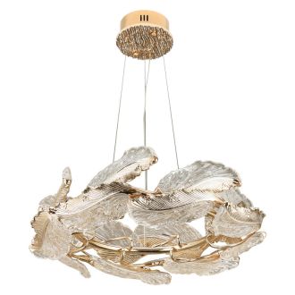 Подвесная люстра Stilfort Art-Wings 4053/03/65P, LED 70 Вт, золотой/прозрачный