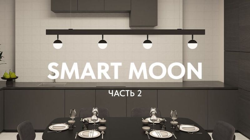 Видео: DK8055-BK Акцентный светильник SMART MOON 12W DIM 3000K-6000K, черный, алюминий, акрил