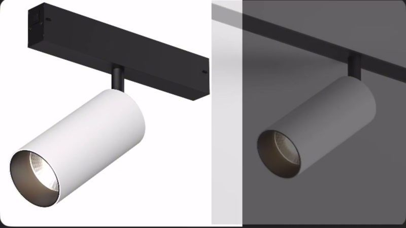Видео: DK8041-BW+BK Акцентный светильник SMART SPOT 20W DIM 3000K-6000K, черный с белым, алюминий