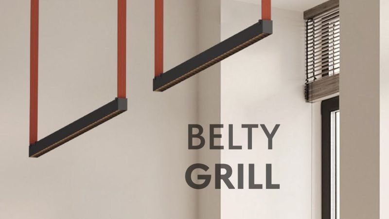 Видео: DK5570-WB Cветильник для трека-ремня Belty, серия Grill, со светодиодом, L323*W40*H45мм, 48V DC, 12W, RA90, 24°, 4000K, IP20, белый с черным, алюминий