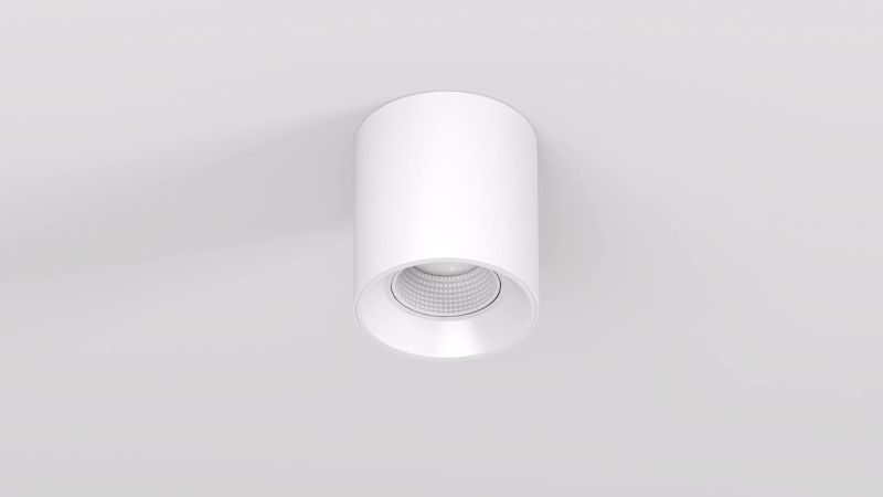 Видео: DK3090-WH Светильник накладной IP 20, 10 Вт, GU5.3, LED, белый/белый, пластик