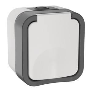 Влагозащищённая накладная розетка IEK TORS IP55